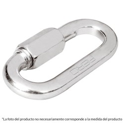 Bandola con seguro, de acero, 1/8'