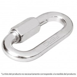 Bandola con seguro, de acero, 3/16'