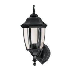 Arbotante farol soportado, negro, 1XE26
