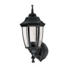 Arbotante farol soportado, negro, 1XE26