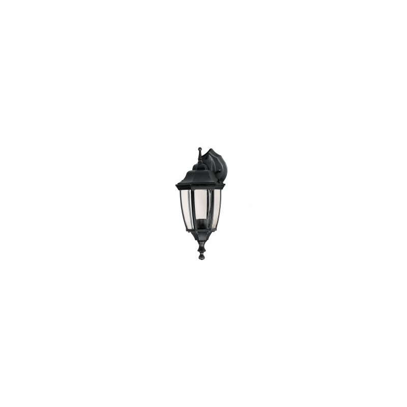 Arbotante farol suspendido, negro, 1XE26