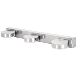 Arbotante decorativo de LED para baño, 3 spots, 10 W