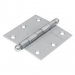 Bisagra cuadrada 3-1/2', acero inoxidable, redonda
