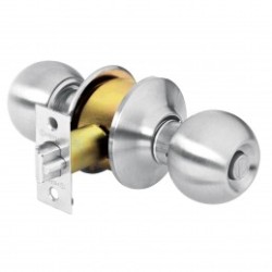 Cerradura pomo, CM, baño, cilíndrica, Hermex Basic