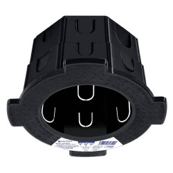 Bote integral de 10 cm, aro interno de 11 cm, Volteck