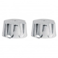 Jgo 2 piezas manerales chicos, hexagonal, metálicos, Aqua