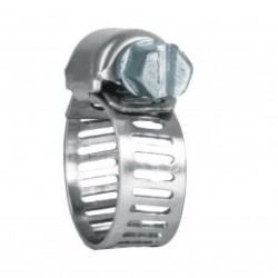 Mini-abrazadera reforzada No.3, 1/4' - 5/8', bolsa con 10 pzas