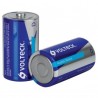 Pila alcalina tamaño D, blister con 2 pzas, Volteck