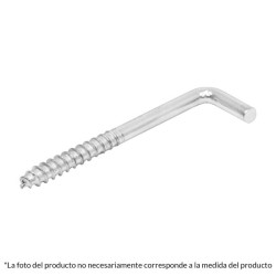 Alcayata roscada, 23 X 110 mm, bolsa con 72 piezas