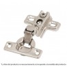 Bisagras bidimensional, 110°, cobertura interna, bolsa 2pzas
