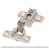 Bisagras bidimensional, 110°, cobertura interna, bolsa 2pzas