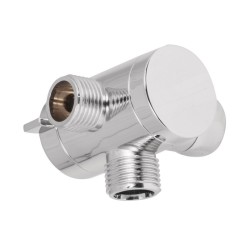 Desviador de 3 vías para brazo, cromo