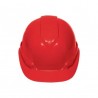 Casco de seguridad color rojo