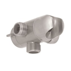 Desviador de 3 vías para brazo con soporte, satín