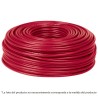 Cable THHW-LS, 12 AWG, color rojo rollo 100 m