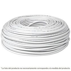 Cable THHW-LS, 14 AWG, color blanco rollo 100 m