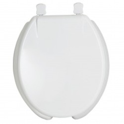 Asiento económico para WC, 35 cm, blanco