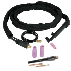 Juego antorcha y accesorios soldadoras proceso TIG , 8 pzas
