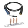 Juego antorcha y accesorios para soldadora SOMU-250X,5 pzas