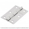 Bisagra rectangular 2-1/2', acero pulido