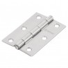 Bisagra rectangular 3', acero pulido