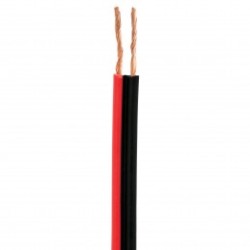 Cable para bocina, 18 AWG, bicolor, 100 m