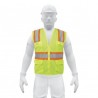 Chaleco de seguridad, máxima visibilidad, con bolsas,verde