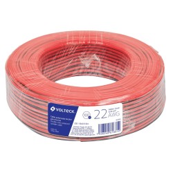 Cable para bocina, 22 AWG, bicolor, 100 m