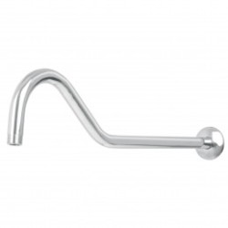 Brazo y chapetón tipo gancho para regadera, 50 cm