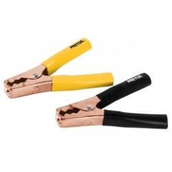 Caimanes para cable pasa corriente, 2 piezas, Pretul