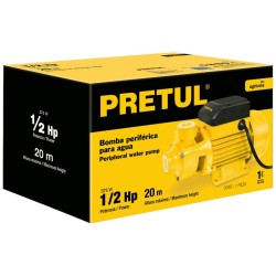 Bomba eléctrica periférica para agua 1/2 HP, Pretul