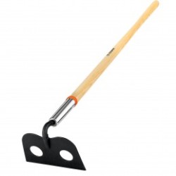 Azadón mezclero cabeza forjada, 10' de ancho, mango 60'