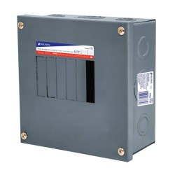 Centro de carga de sobreponer, 6 polos, Volteck