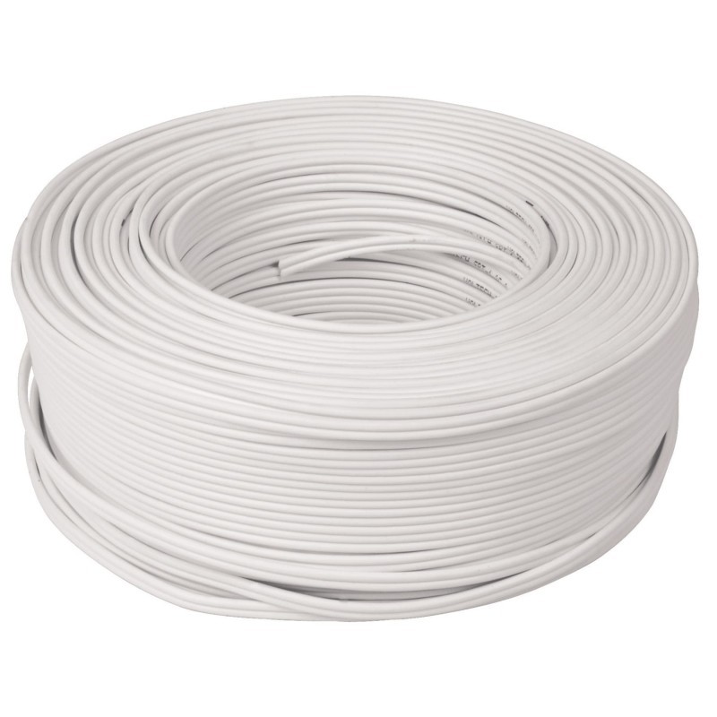 Cordón dúplex para extensiones, 12 AWG rollo 100 m