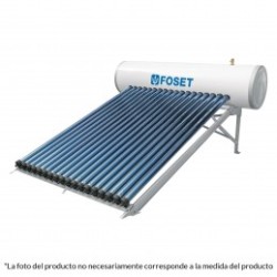 Calentador Solar Heat Pipe, 150L, 12 tubos, 4 personas