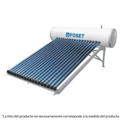 Calentador Solar Heat Pipe, 150L, 12 tubos, 4 personas