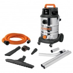 Aspiradora acero inoxidable, 8 galones