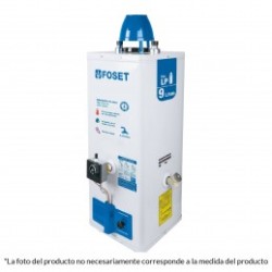 Calentador de Paso, 9L, gas natural, 2 servicios
