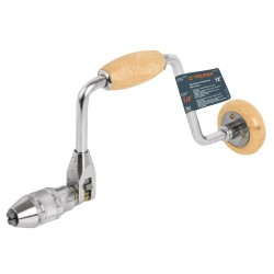 Berbiquí profesional 12', perilla de madera