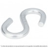 Gancho 'S' para cable de 1/4'