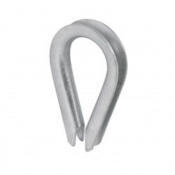 Guardacabo galvanizado 1/8'