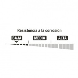 Candado de hierro, color laton, 30mm, corto, caja, Basic