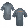 Bata bordada con logo, talla 42