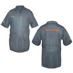 Bata bordada con logo, talla 42