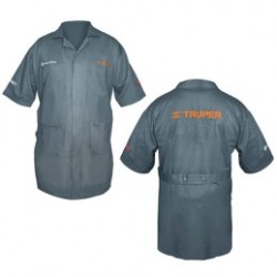 Bata bordada con logo, talla 44