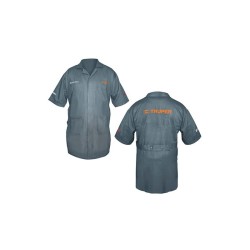 Bata bordada con logo, talla 44