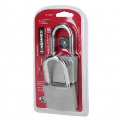 Candados de hierro, 45mm, gancho largo, blister, 2 piezas