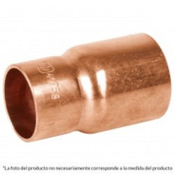 Cople reducción bushing cobre 1-1/2x3/4'