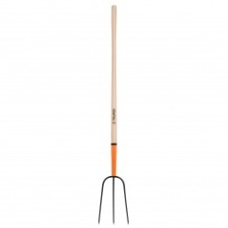 Bieldo para paja, 3 dientes, mango 48'