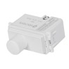Dimmer giratorio, línea Italiana, color blanco